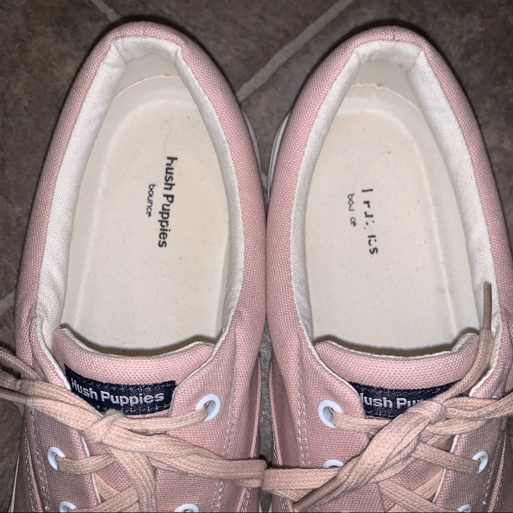Hush Puppies Bounce Medium Moyen Sneakers Shoes // Size 11 // Blush Pink - Picture 8 of 14
